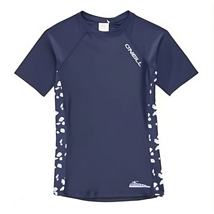 O'Neill - Kurzärmliges UV-Shirt für Mädchen- Print - Blau