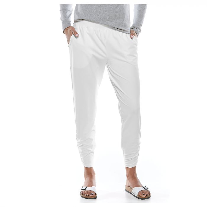 Coolibar - Lässige UV-Hose für Damen - Cafe Ruche - Weiß