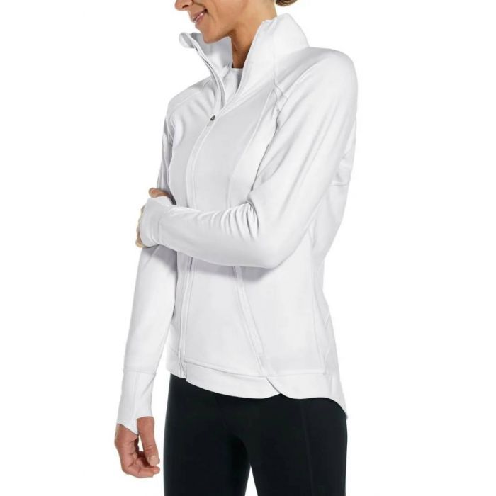 Coolibar - UV Jacke für Damen - Intervall - Einfarbig - Weiß
