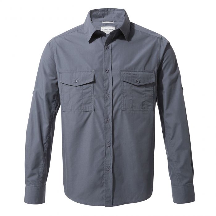 Craghoppers - UV Hemd für Herren - Langarmshirt - Kiwi - Blaugrau