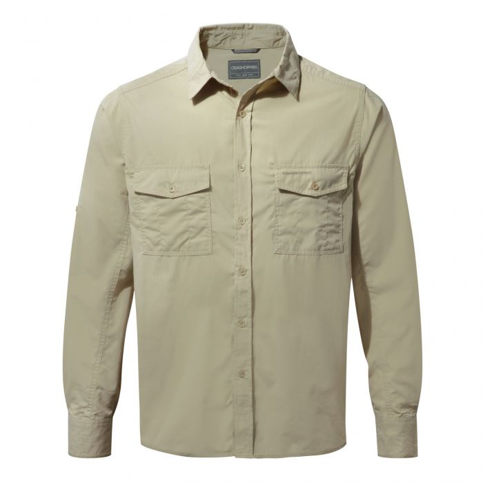 Craghoppers - UV Hemd für Herren - Langarmshirt - Kiwi - Beige