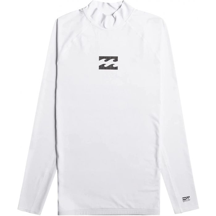 Billabong - Rashguard für Männer mit langen Ärmeln - Waves All Day - UPF50+ - Weiß