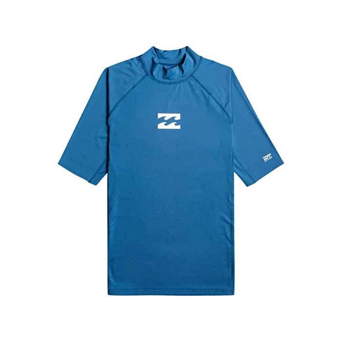 Billabong - Rashguard für Männer mit kurzen Ärmeln - Waves All Day - UPF50+ - Dunkelblau