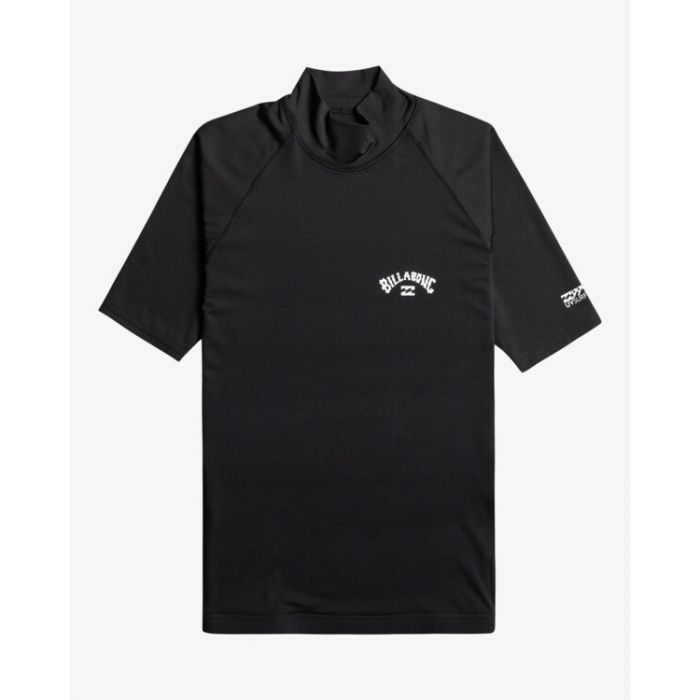 Billabong - Rashguard für Frauen mit kurzen Ärmeln - Tropic Surf - UPF50+ - Black Pebble