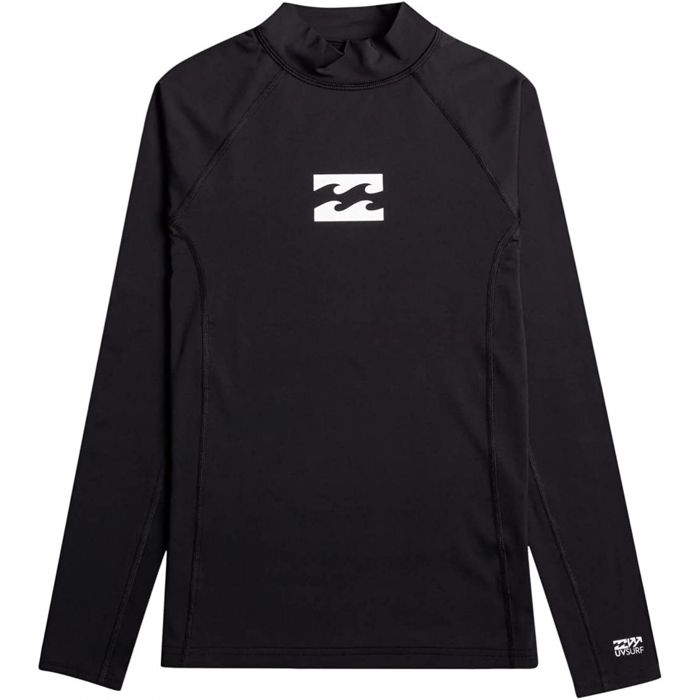 Billabong - Rashguard für Jungen mit langen Ärmeln - Waves All Day - UPF50+ - Schwarz