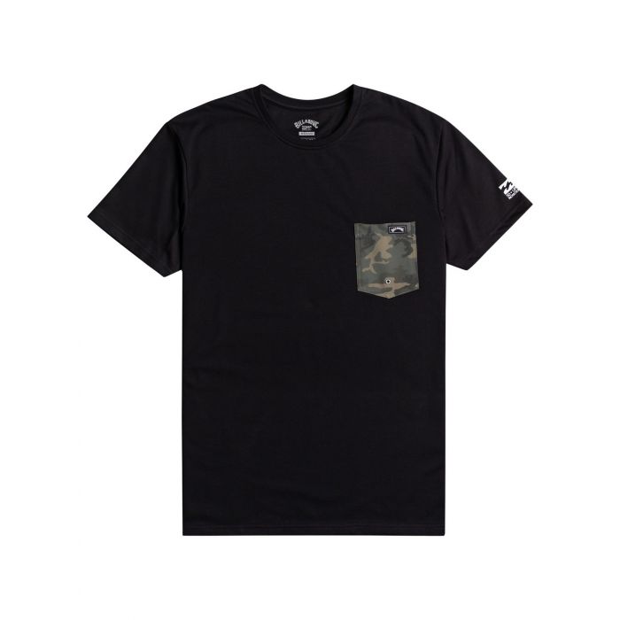 Billabong - UV-Rashguard für Herren - Kurzarm - Team Pocket - Schwarz