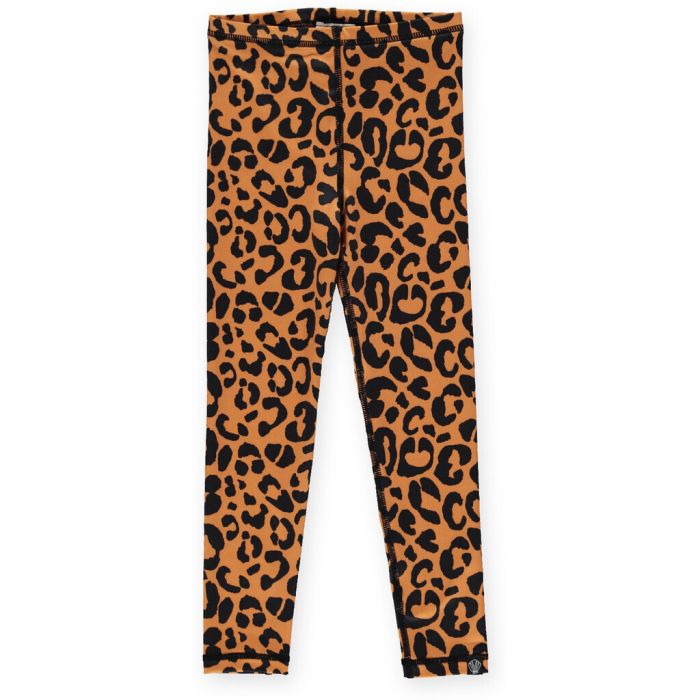 Beach & Bandits - UV-Schwimmlegging für Mädchen - UPF50+ - Coco Leopard - Braun