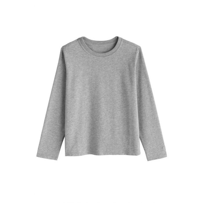 Coolibar - UV Shirt für Kinder - Langarm - Coco Plum Everyday - Heather - Grau