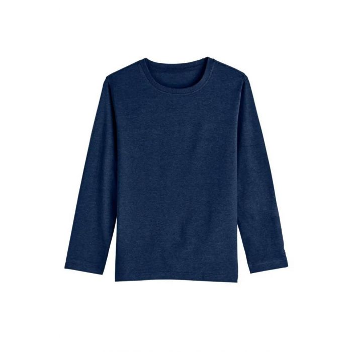 Coolibar - UV Shirt für Kinder - Langarm - Coco Plum Everyday - Einfarbig - Navy Blau
