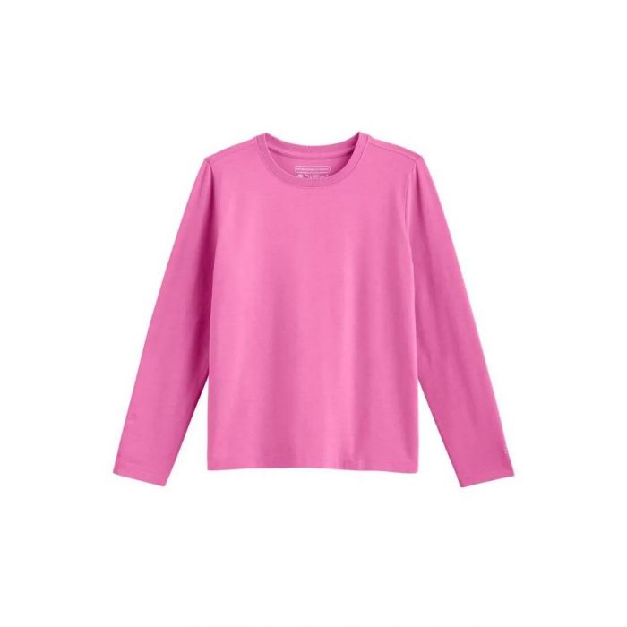 Coolibar - UV Shirt für Kinder - Langarm - Coco Plum Everyday - Einfarbig - Rosa