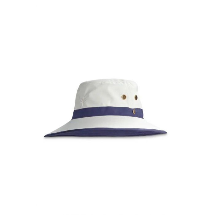 Coolibar - UV-Golfhut für Erwachsene - Matchplay - Hellbeige/Navyblau