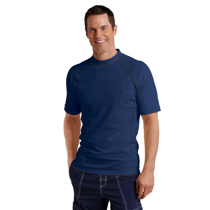 Coolibar - UV Schutz T-Shirt Herren - Navy
