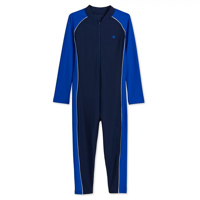 Coolibar - UV-Schwimmanzug für Kinder - Marineblau - Lang