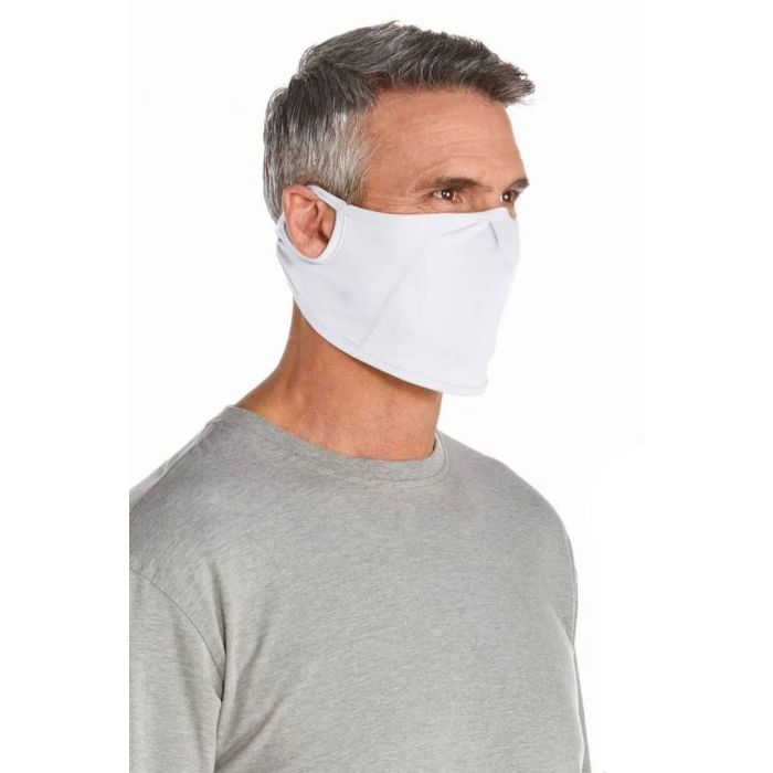 Coolibar - UV-Maske für Erwachsene - Blackburn - Weiß