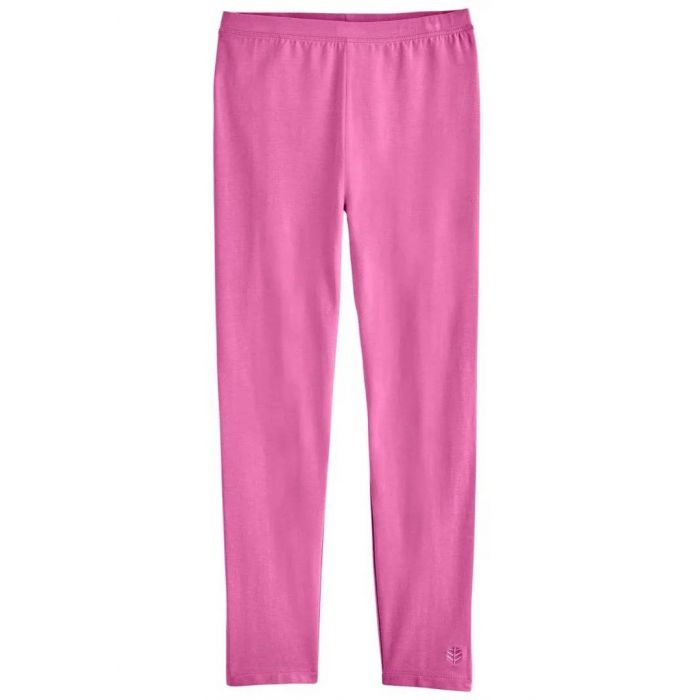 Coolibar - UV Sommer Leggings für Mädchen - Monterey - Einfarbig - Rosa