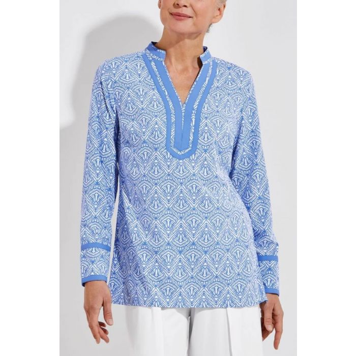 Coolibar - UV Tunika für Damen - Sampika - Alluvia - Aura Blau