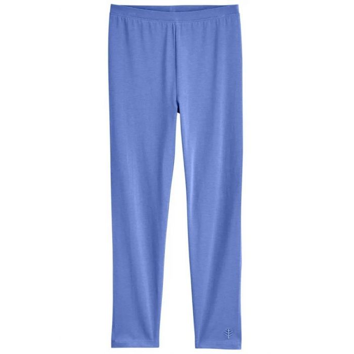 Coolibar - UV Sommer Leggings für Mädchen - Monterey - Einfarbig - Aura Blau