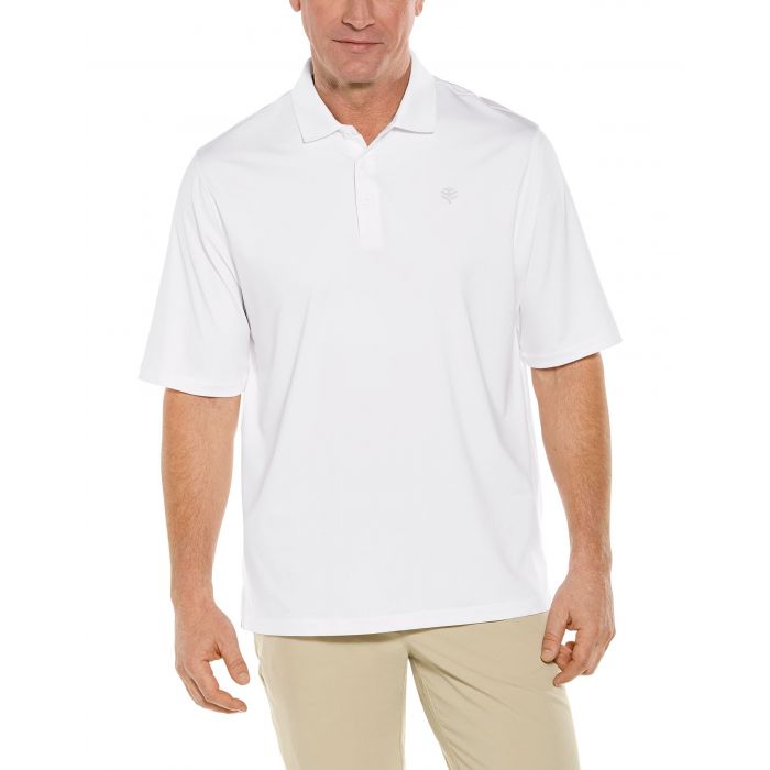 Coolibar - UV-Sport-Polo für Herren - Erodym Golf - Weiß