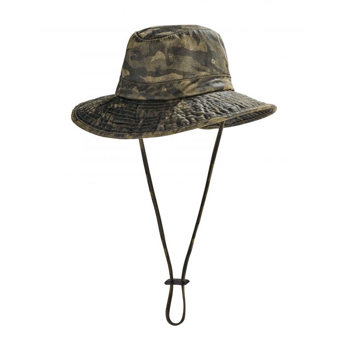 Coolibar - UV-Boonie-Hut für Kinder - Outback - Waldgrünes Tarnmuster