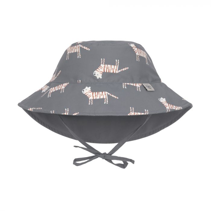 Lässig - UV-Sonnenschutz Eimer Hut für Kinder - Elefant - grau