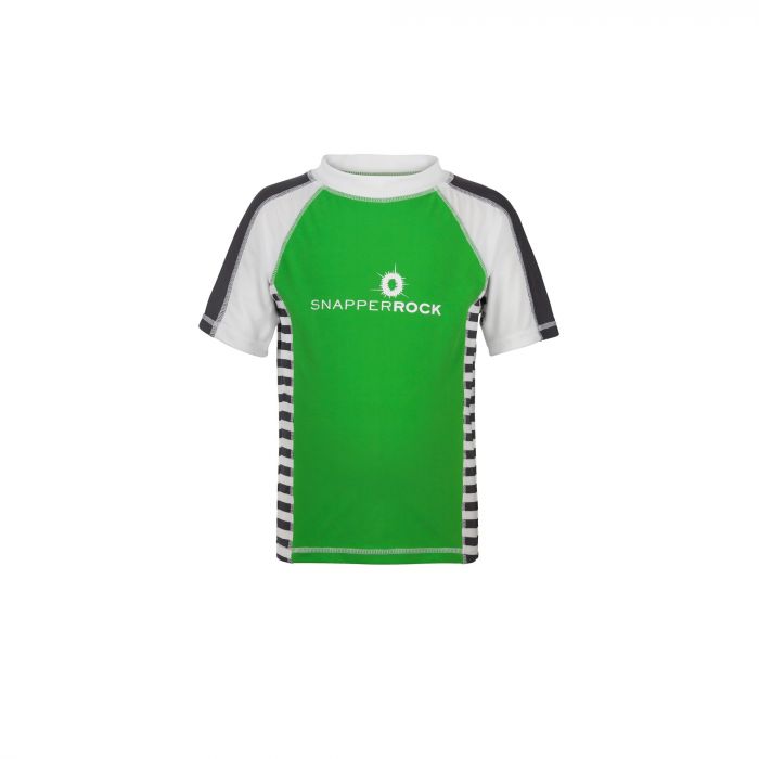 Snapper Rock - UPF50+ T-Shirt grün Streifen