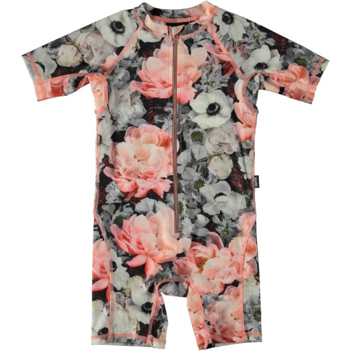 Molo - UV-Schwimmanzug kurzärmlig - Neka - Blossom print