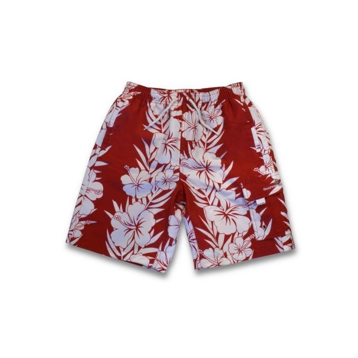 Snapper Rock - UV Badeshorts für Kinder Hawai rot