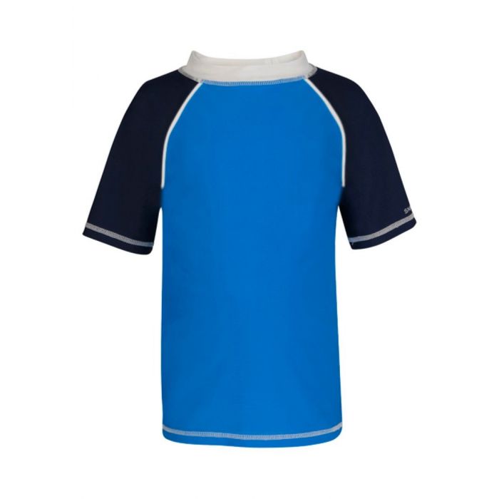Snapper Rock - UV schützendes T-Shirt mit kurzem Arm - Dunkelblau/ Hellblau