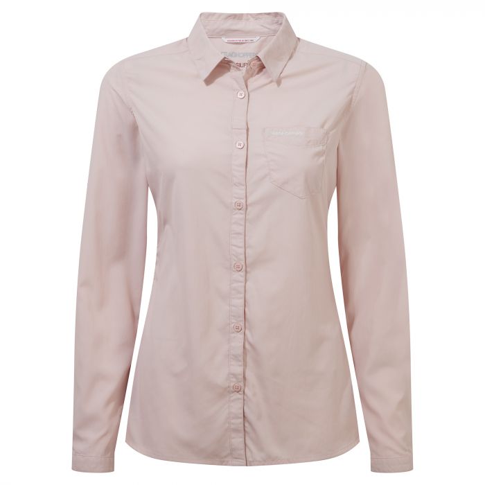 Craghoppers - UV Bluse für Damen - Lange Ärmel - Bardo - Rosa