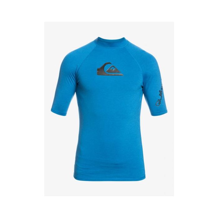 Quiksilver - UV-Surf T-shirt für Herren - All Time Kurzarm - UPF50 - Snorkel Blue - Blau