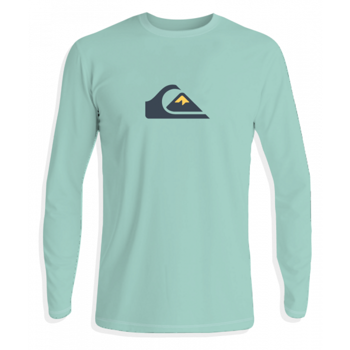 Quiksilver - UV-Surf T-shirt für Jungen - Solid Strike Langarm - UPF50 - Beach Glass - Grün