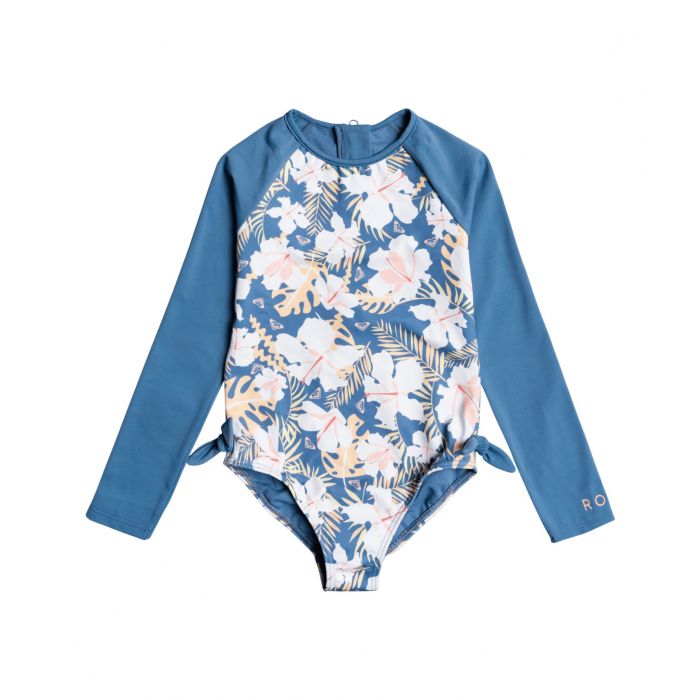 Roxy - UV Badeanzug für Mädchen - Langärmlig - Swim Lovers - Blue Moonlight