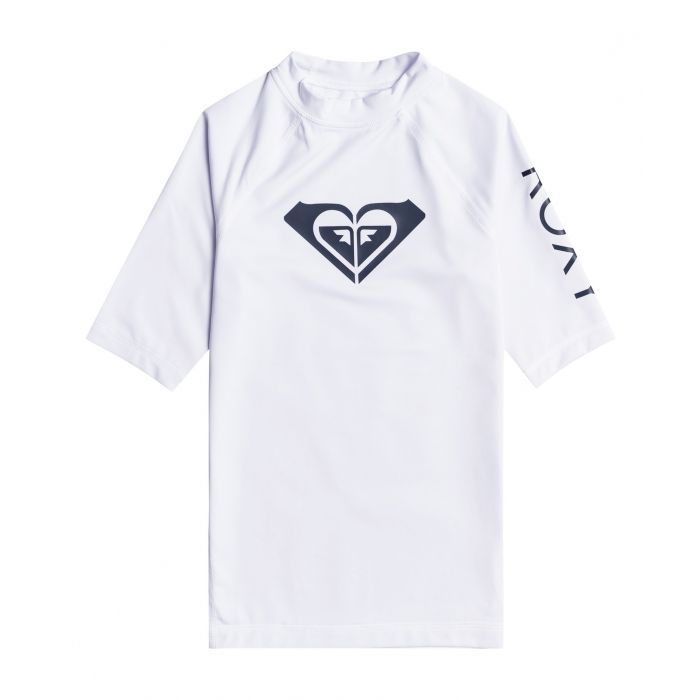 Roxy - UV Rashguard für Mädchen - Whole Hearted - Kurzarm - Bright White