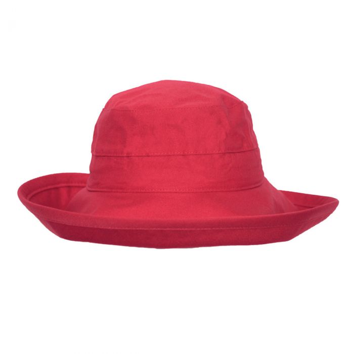 Rigon - UV-Bucket-Hut für Damen - Mohnrot