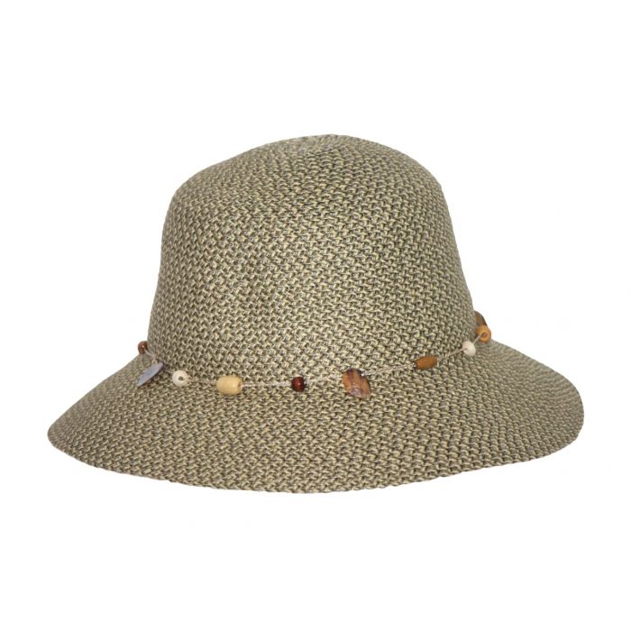 Rigon - UV-Bucket-Hut für Damen - Hellgrün Meliert