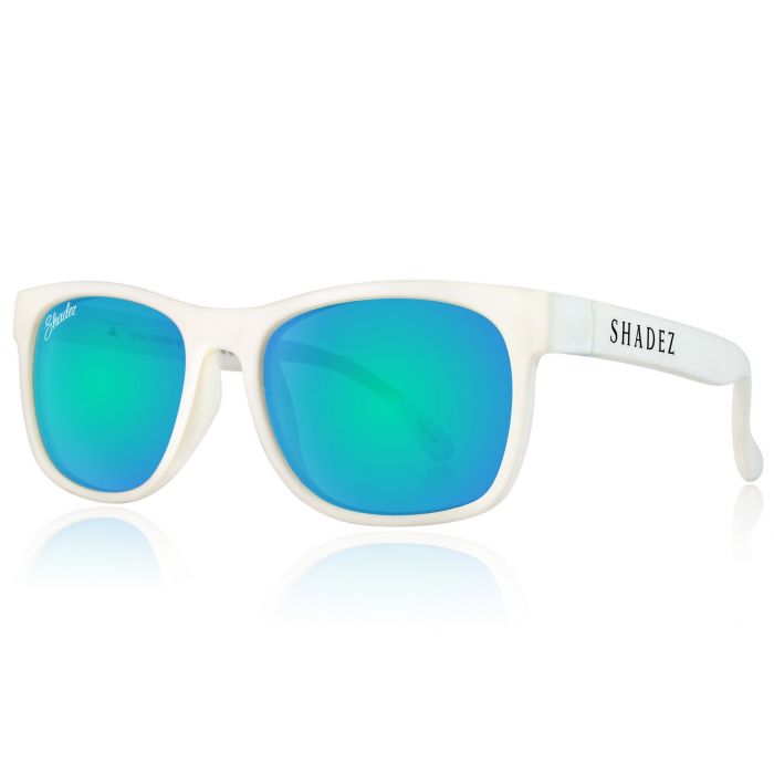 Shadez - Polarisierte UV-Sonnenbrille für Kinder - VIP - Weiß/Ozean