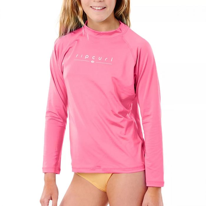 Rip Curl - UV-Schwimmshirt für Mädchen - Golden Rays - Langarm - Pink