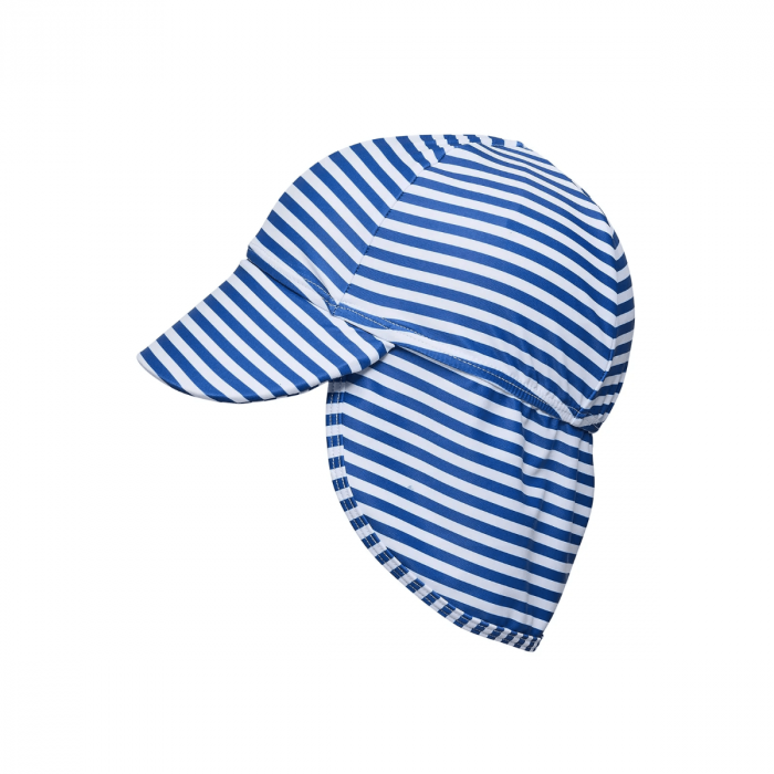 Snapper Rock - UV-Flap-Mütze für Jungen - UPF50+ - Denim Stripe