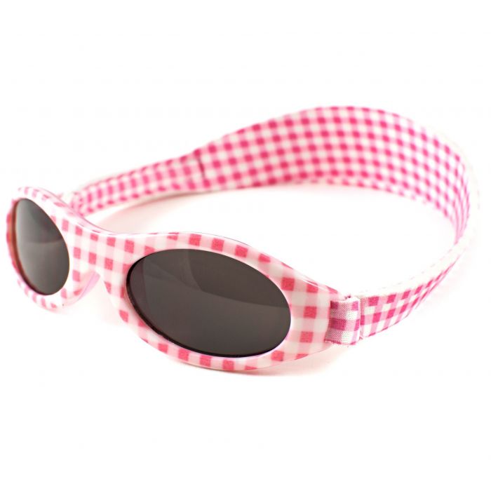 Banz - UV-Sonnenbrille für Kinder - Bubzee - Checkers (rosa)
