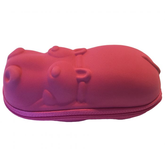Banz - Sonnenbrillenetui für Kinder - Nilpferd - Pink