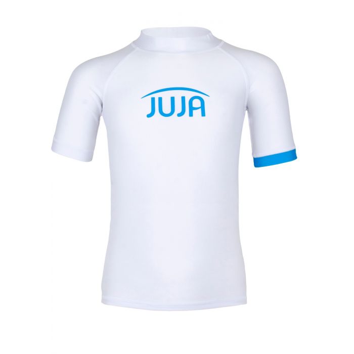 JUJA - UV-Badeshirt für Kinder - Kurzärmlig - Solid - Weiß