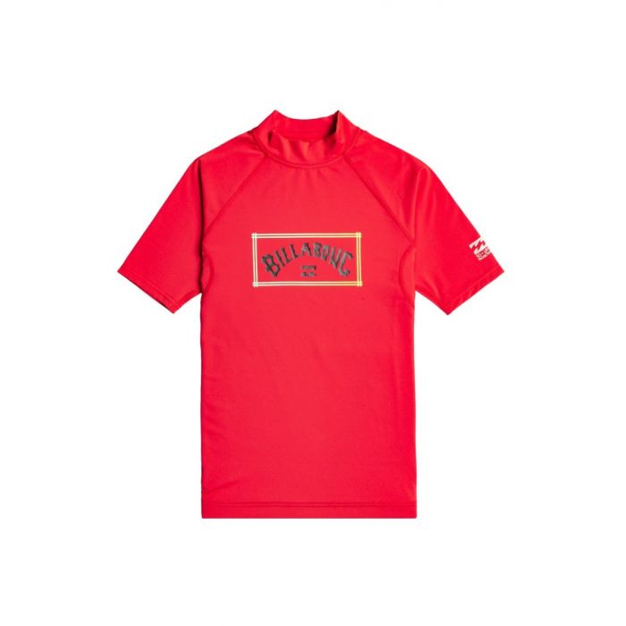 Billabong - UV-Rashguard für Jungen - Kurzärmelig - Unity - Rot