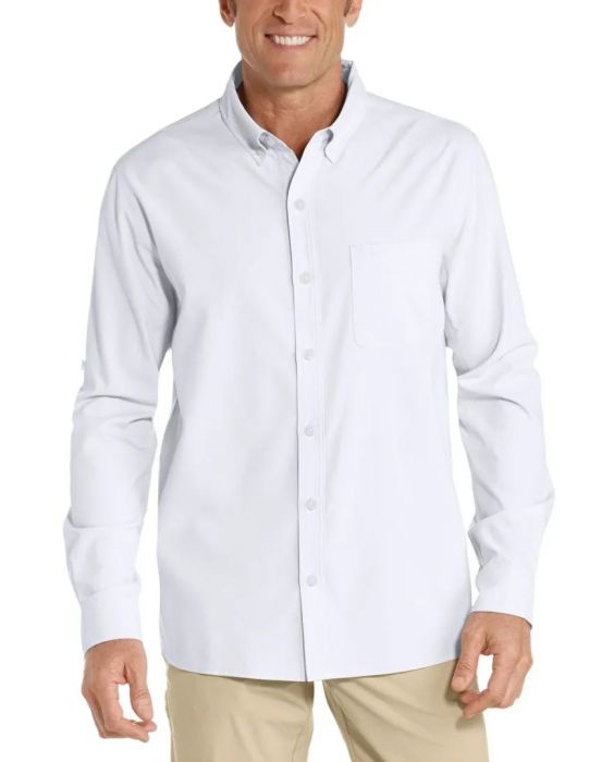 Coolibar - UV-Shirt für Herren - Aricia Sun Shirt - Weiß