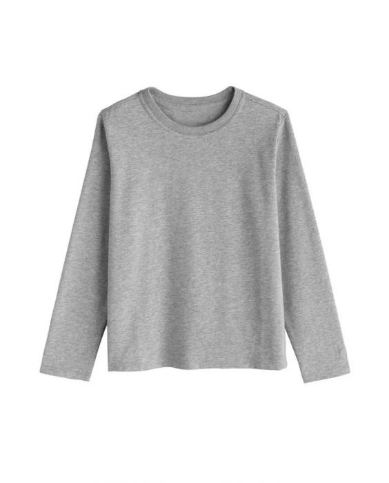 Coolibar - UV Shirt für Kinder - Langarm - Coco Plum Everyday - Heather - Grau