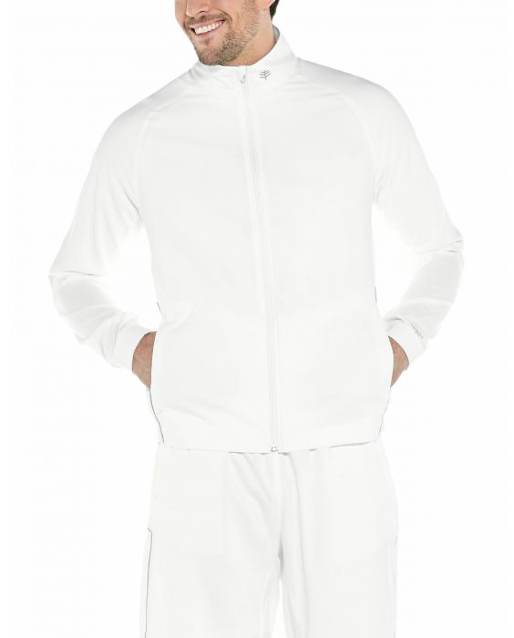 Coolibar - UV-Sportjacke für Herren - Outspace - Weiß