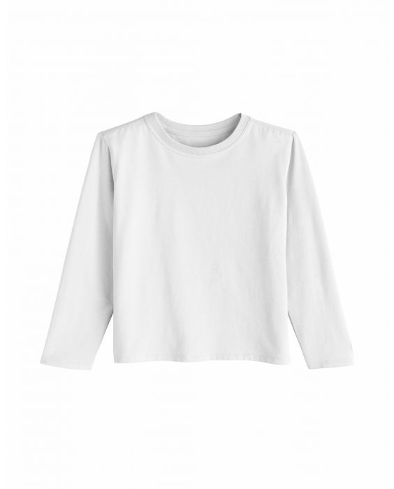 Coolibar - UV Shirt für Kleinkinder - Langarmshirt - Coco Plum - Weiß