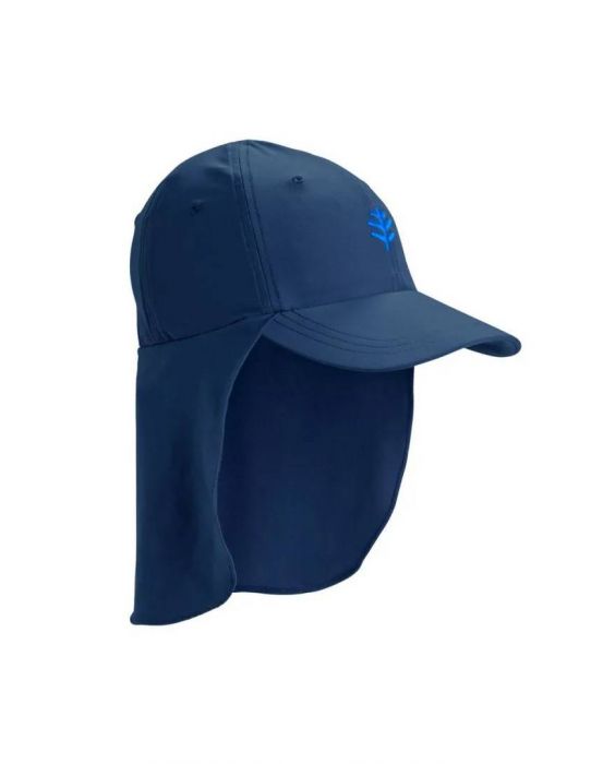 Coolibar - UV-Sporthut für Kinder - Surfs Up - Navyblau
