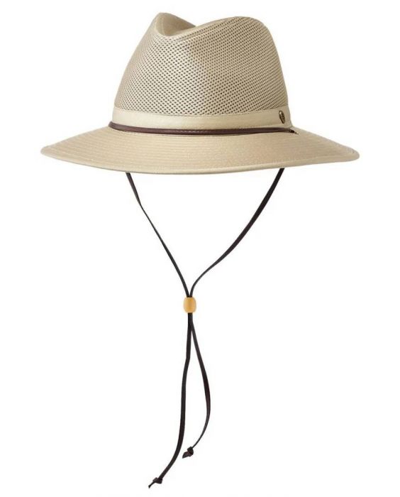 Coolibar - UV-Hut für Herren - ventiliert und zerdrückbar - Kaden - Natur