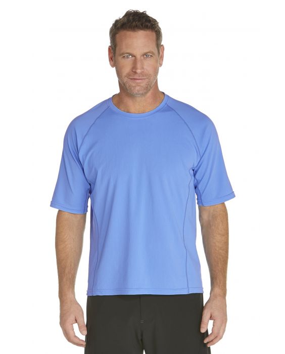 Coolibar - UV Schutz T-Shirt Herren - blau