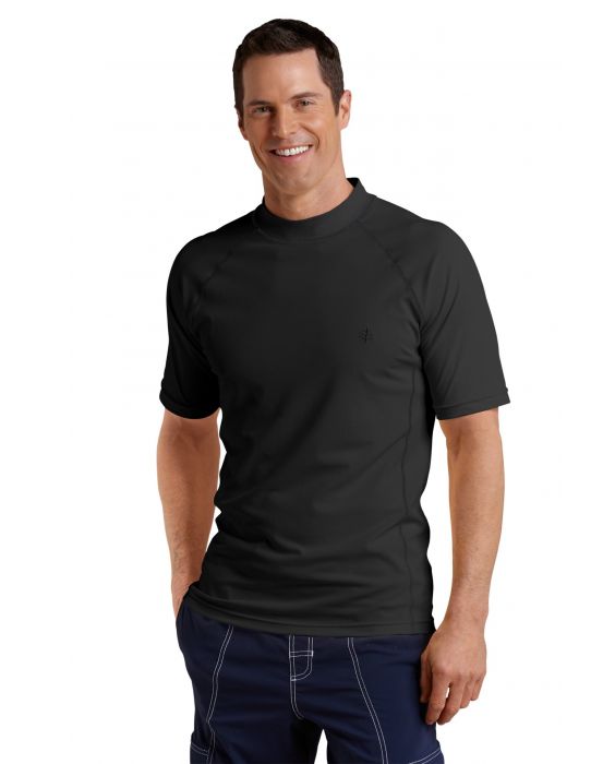 Coolibar - UV Schutz T-Shirt Herren - Schwarz